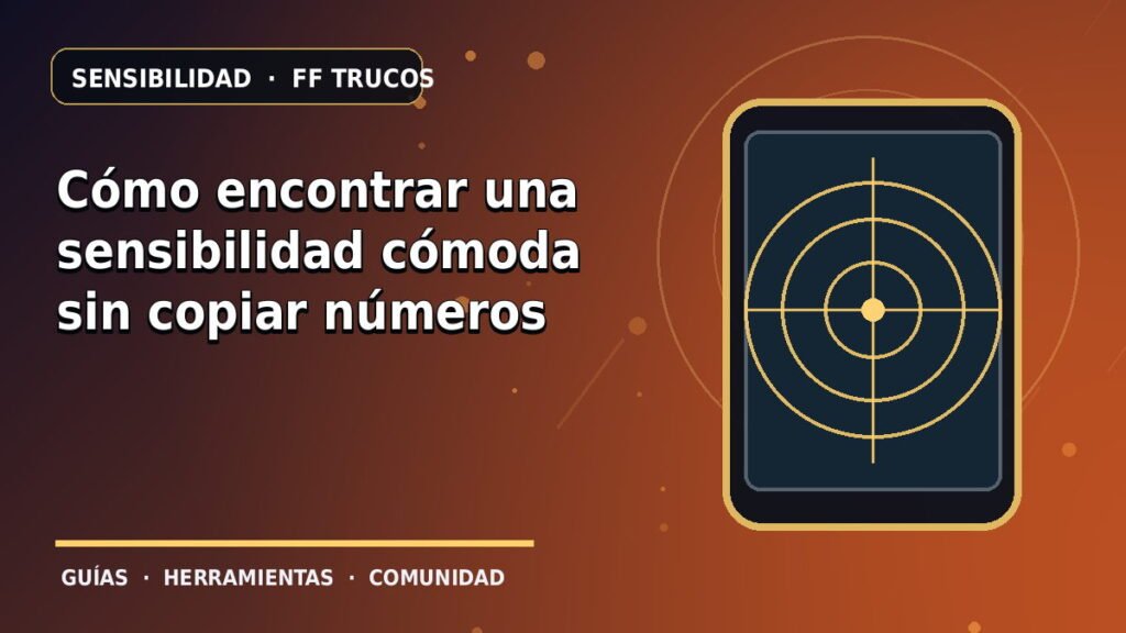 Cómo encontrar una sensibilidad cómoda sin copiar números · ilustración original FF Trucos