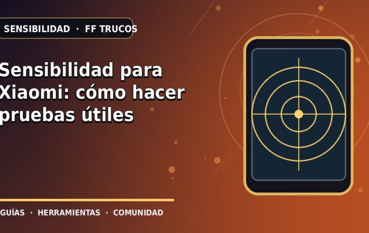 Sensibilidad para Xiaomi: cómo hacer pruebas útiles · ilustración original FF Trucos