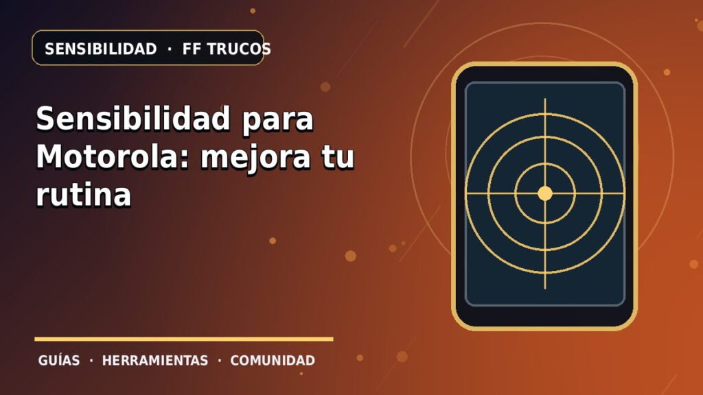 Sensibilidad para Motorola: mejora tu rutina · ilustración original FF Trucos
