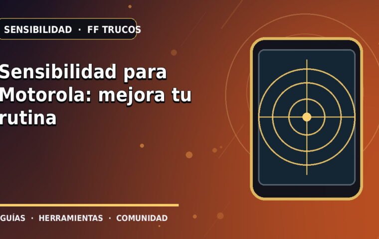 Sensibilidad para Motorola: mejora tu rutina · ilustración original FF Trucos