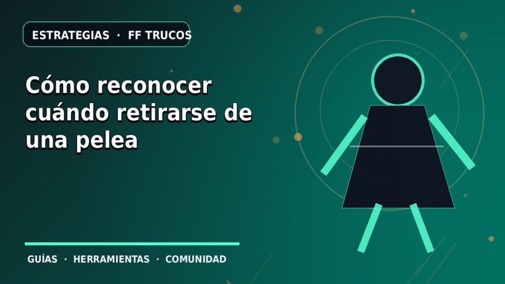 Cómo reconocer cuándo retirarse de una pelea · ilustración original FF Trucos