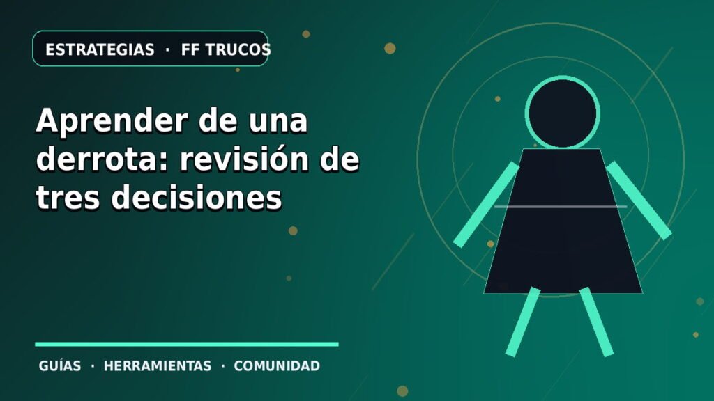 Aprender de una derrota: revisión de tres decisiones · ilustración original FF Trucos