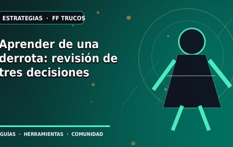 Aprender de una derrota: revisión de tres decisiones · ilustración original FF Trucos