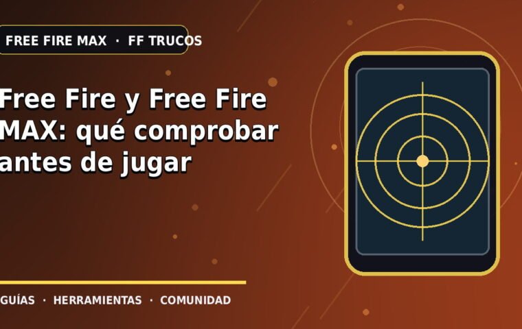 Free Fire y Free Fire MAX: qué comprobar antes de jugar · ilustración original FF Trucos
